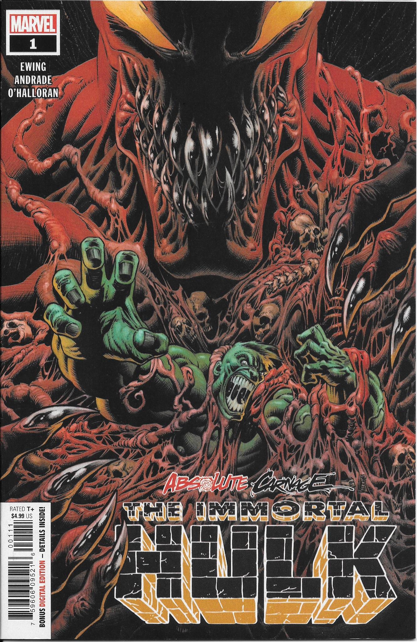 Absolute Carnage Immortal Hulk #1 NM