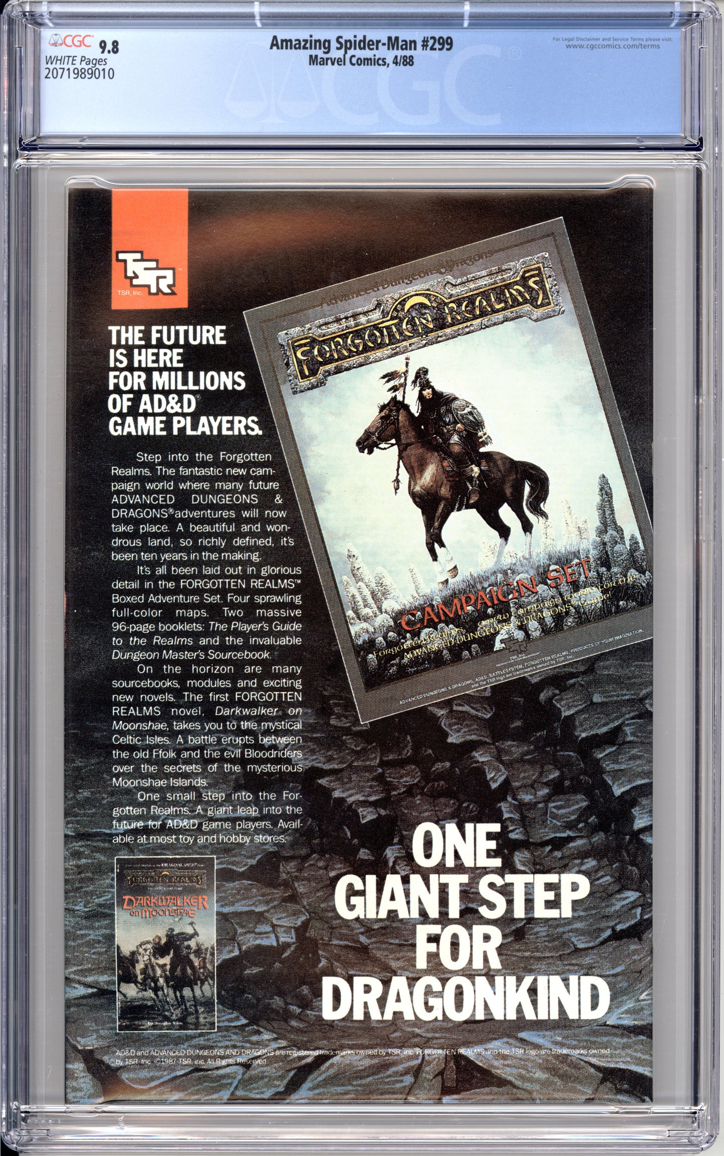 Amazing Spider-Man #299 (9.8) "CGC"