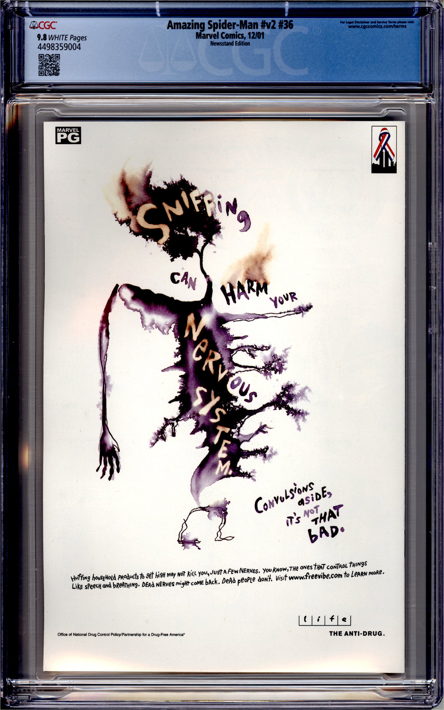 Amazing Spider-Man #36 V2 (Newsstand) (9.8) "CGC"