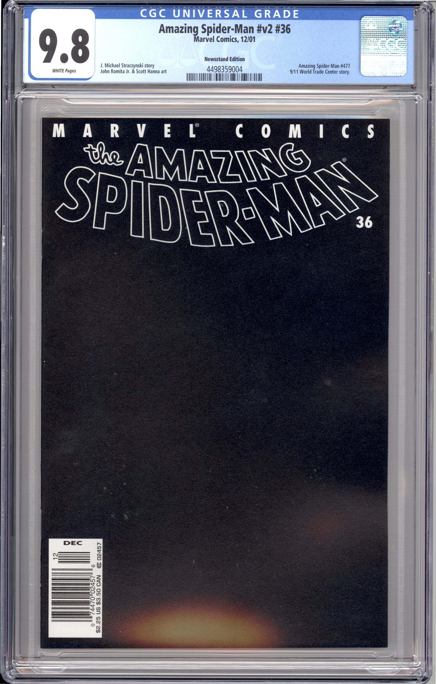 Amazing Spider-Man #36 V2 (Newsstand) (9.8) "CGC"