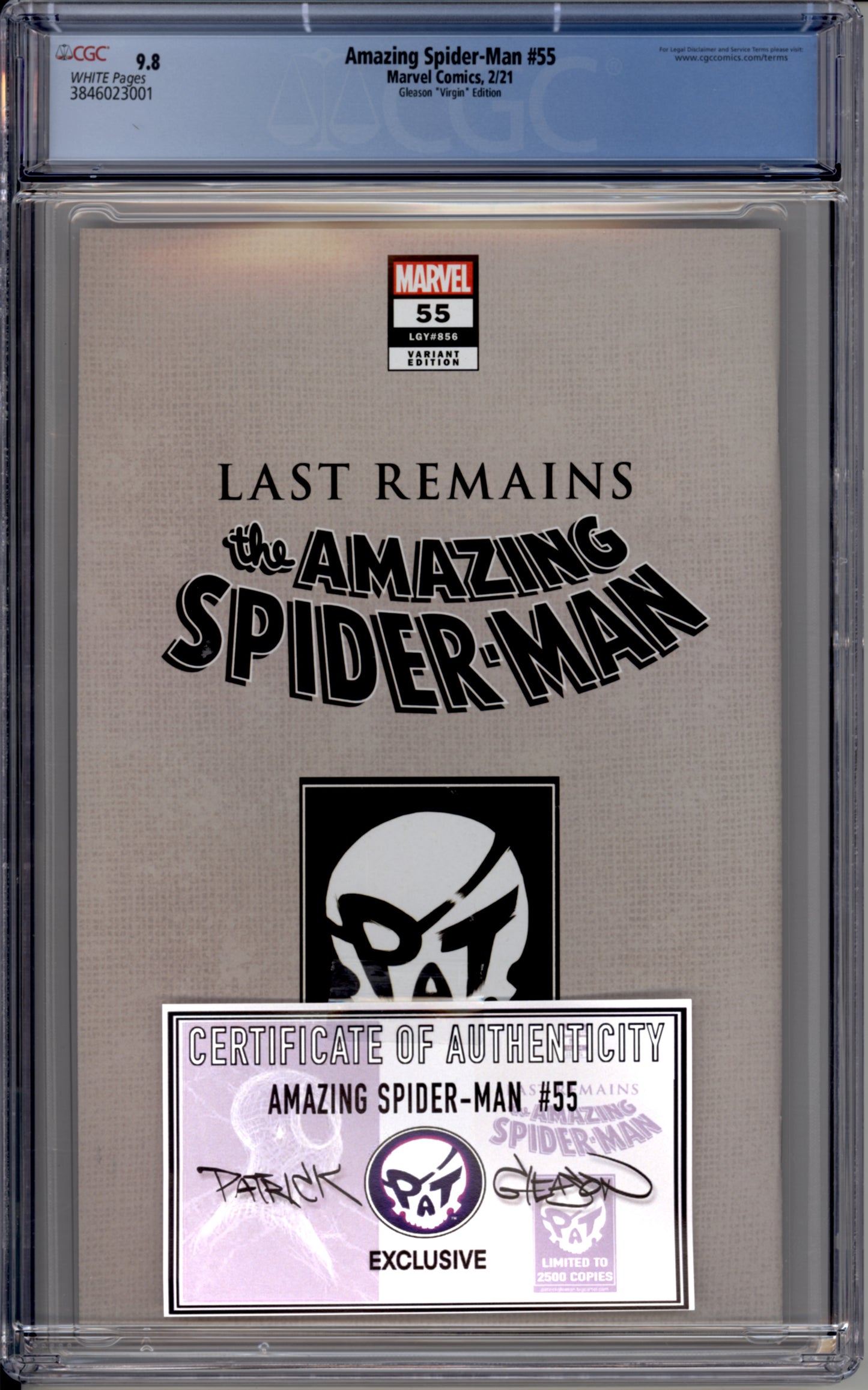 Amazing Spider-Man #55 (Gleason Virgin) (9.8) "CGC"