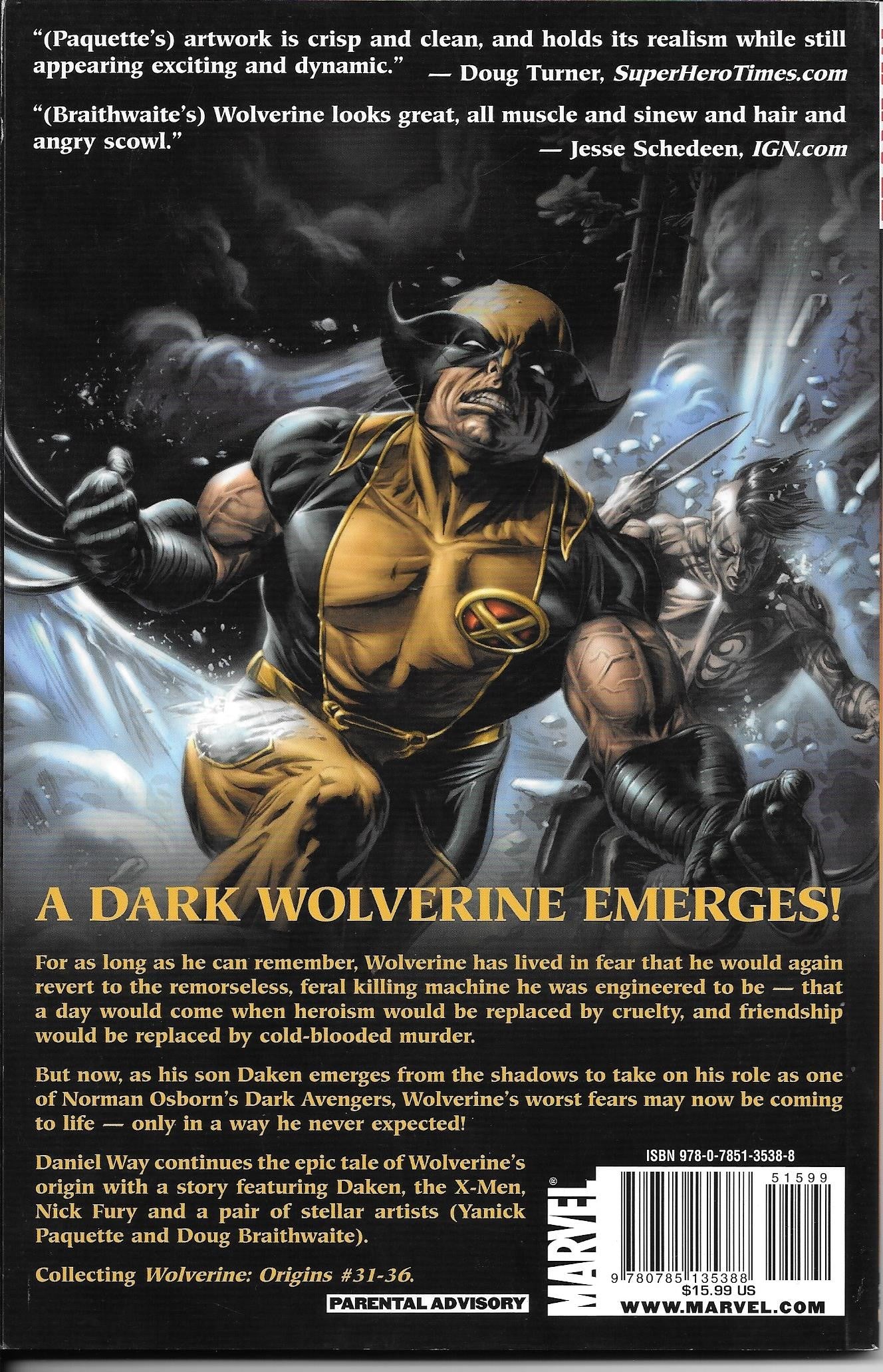 Dark Reign Wolverine Origin TPB NM