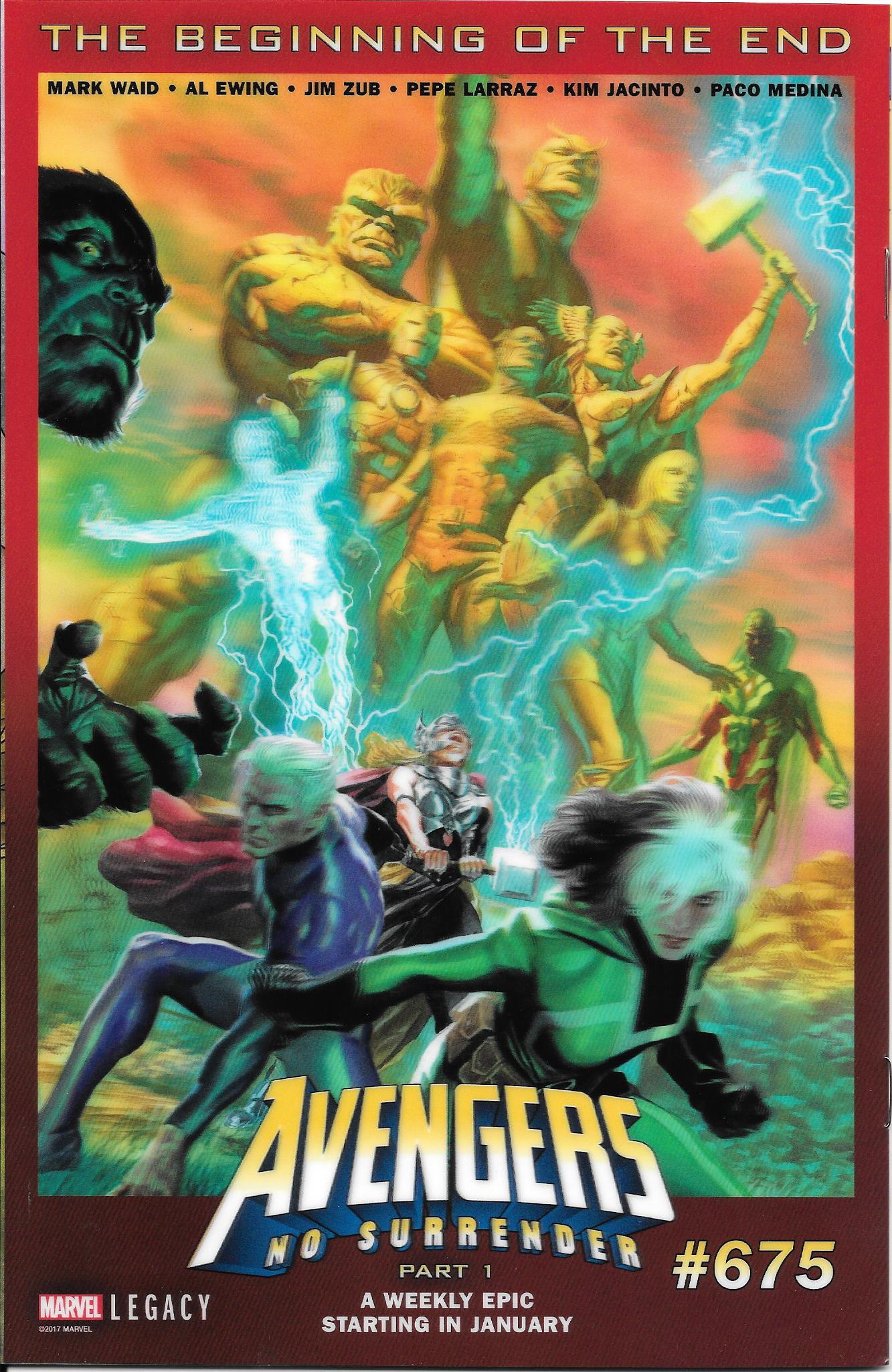 Deadpool #287 (Lenticular) NM+