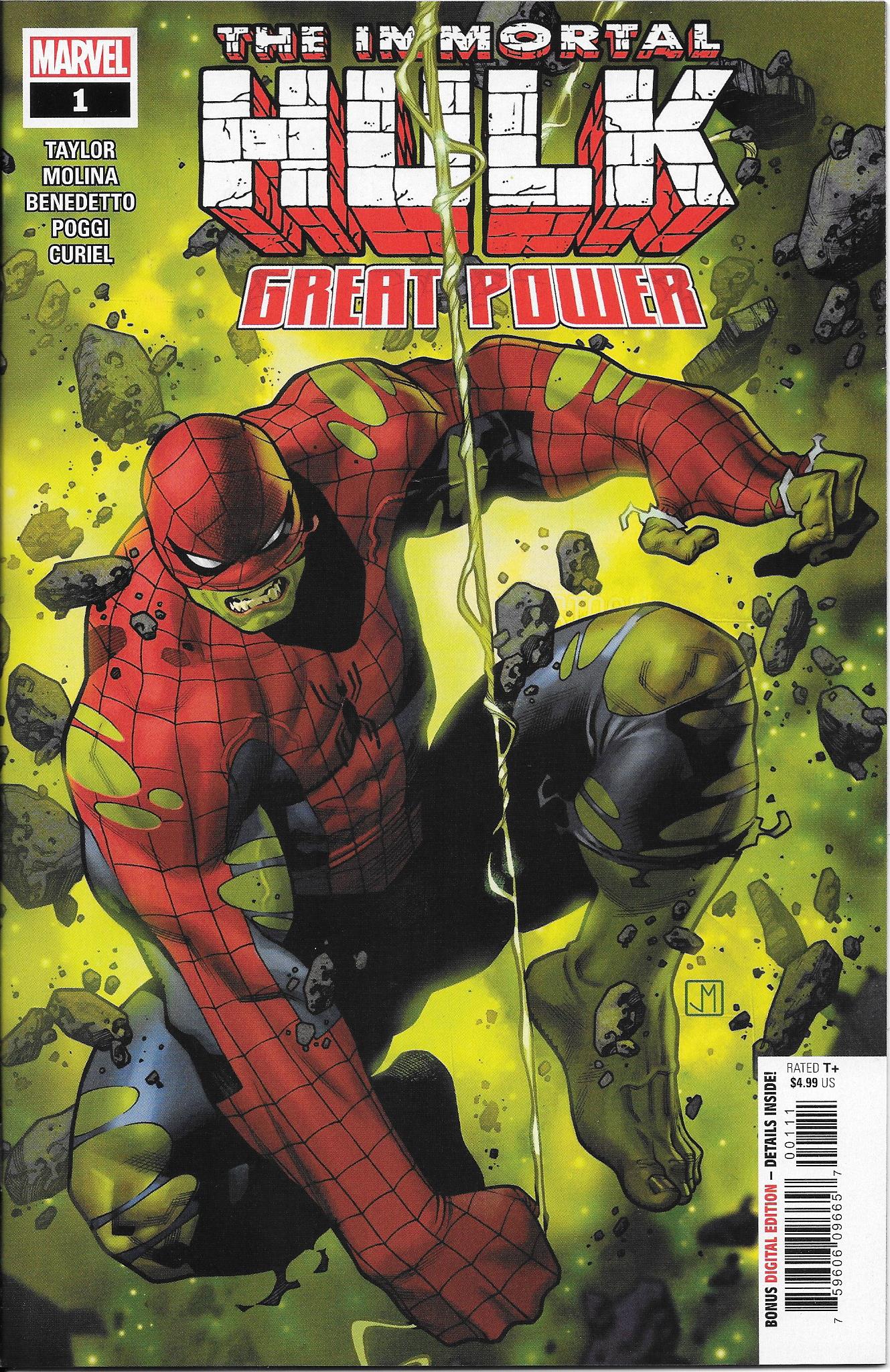 Immortal Hulk Great Powers #1 NM