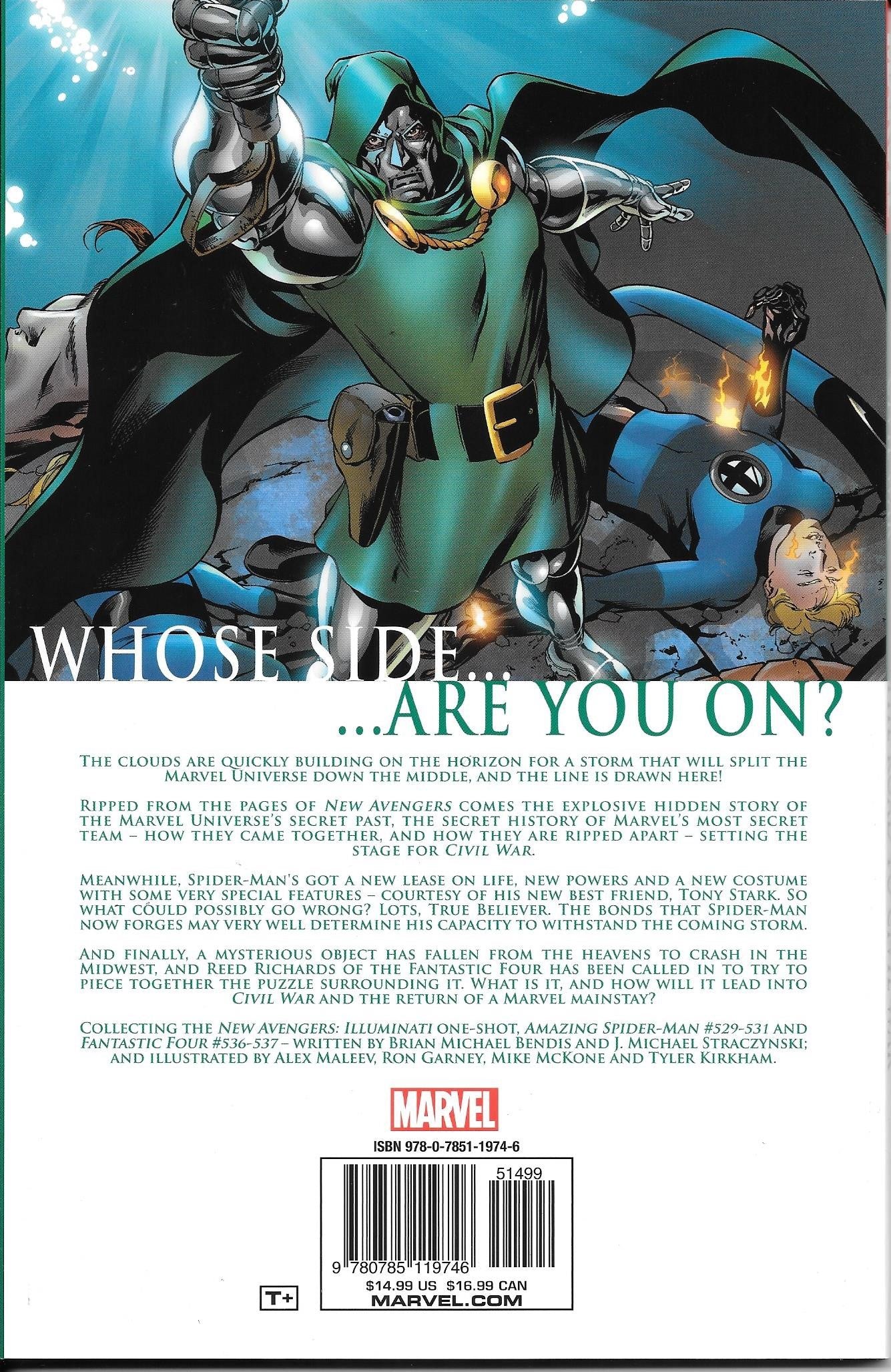 Marvel: The Road to Civil War TPB NM+