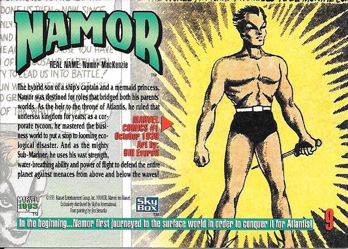 Marvel Masterpiece 1993 Namor #8