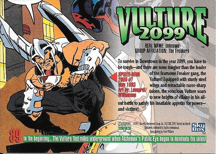 Marvel Masterpiece 1993 Vulture 2099 #89