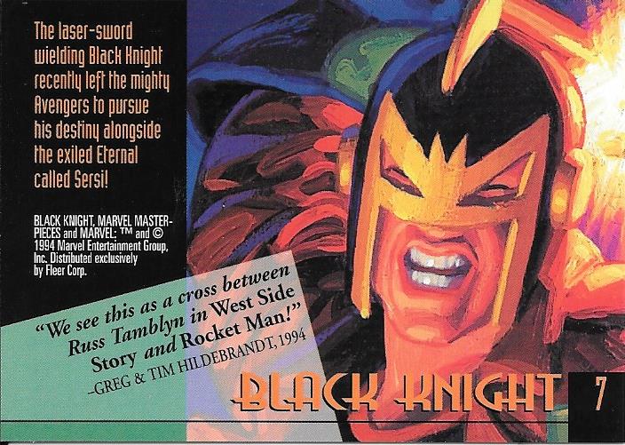 Marvel Masterpiece 1994 Black Knight #3