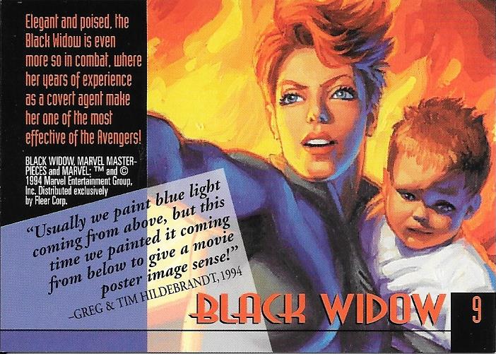 Marvel Masterpiece 1994 Black Widow #9