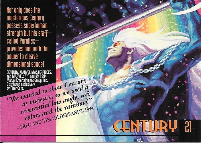 Marvel Masterpiece 1994 Century #21