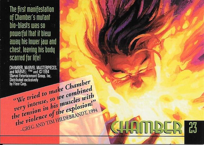 Marvel Masterpiece 1994 Chamber #23