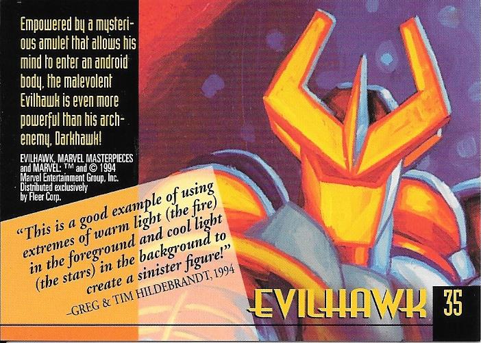 Marvel Masterpiece 1994 Evilhawk #35