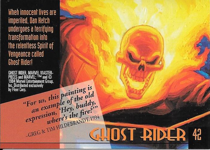 Marvel Masterpiece 1994 Ghost Rider #42