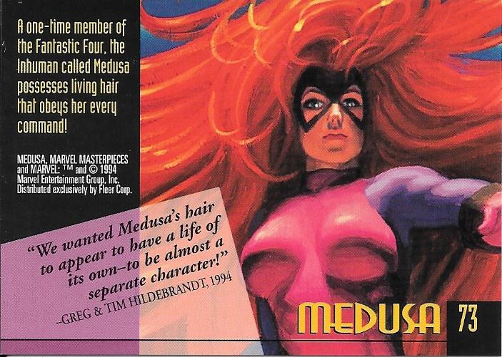 Marvel Masterpiece 1994 Medusa #73