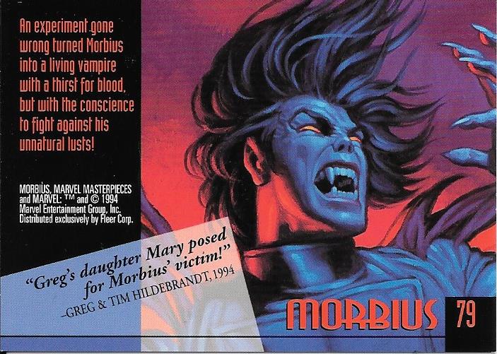 Marvel Masterpiece 1994 Morbius #79