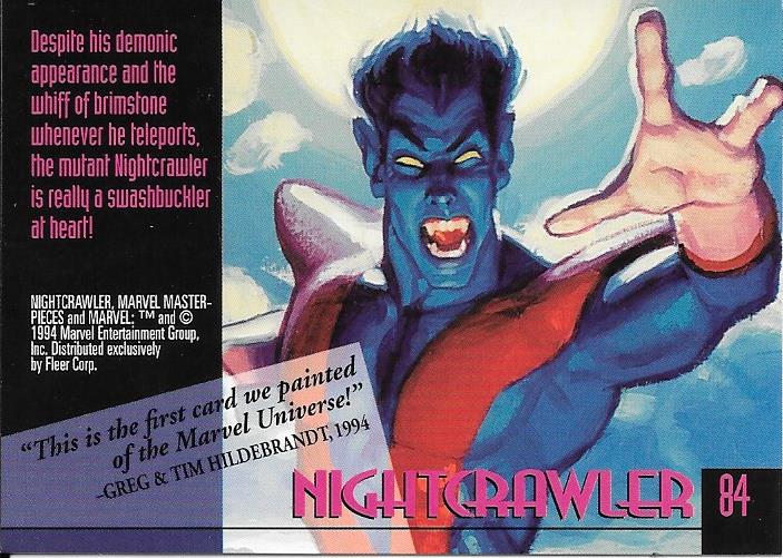 Marvel Masterpiece 1994 Nightcrawler #84