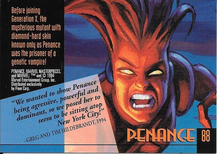 Marvel Masterpiece 1994 Penance #88