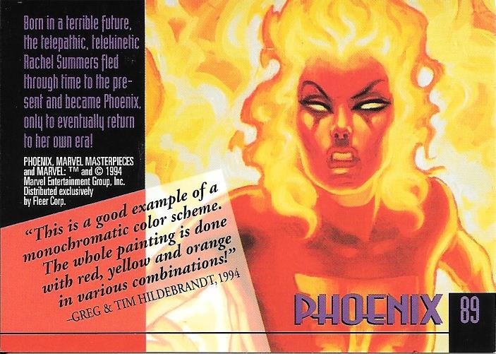 Marvel Masterpiece 1994 Phoenix #89