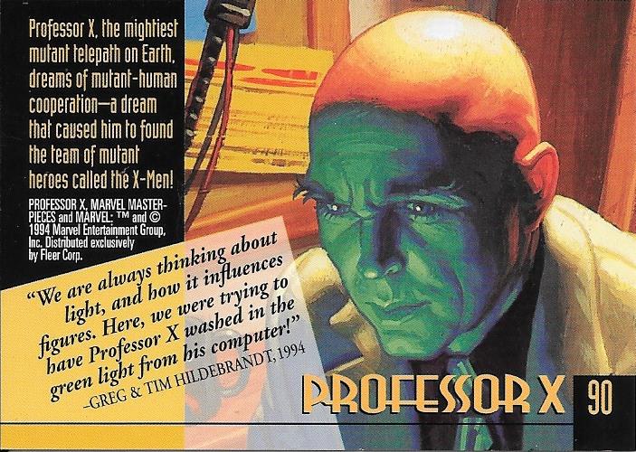 Marvel Masterpiece 1994 Professor X #90