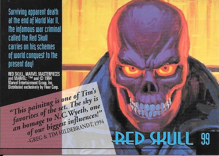 Marvel Masterpiece 1994 Red Skull #113