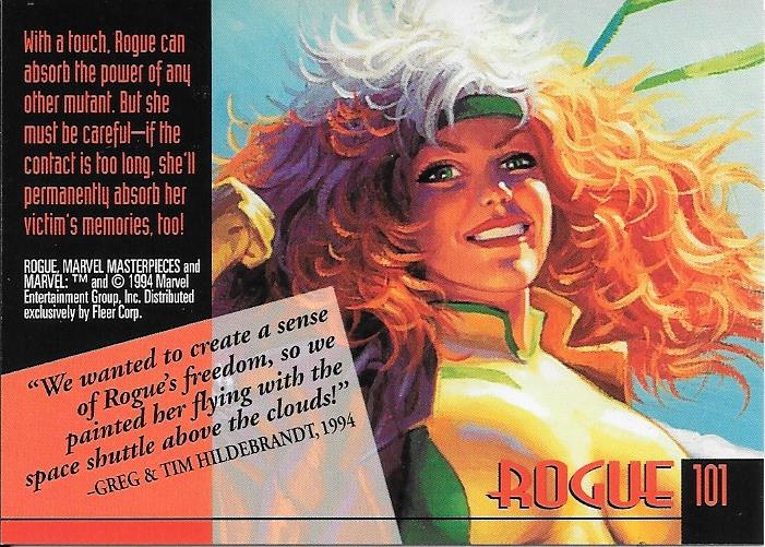 Marvel Masterpiece 1994 Rouge #101