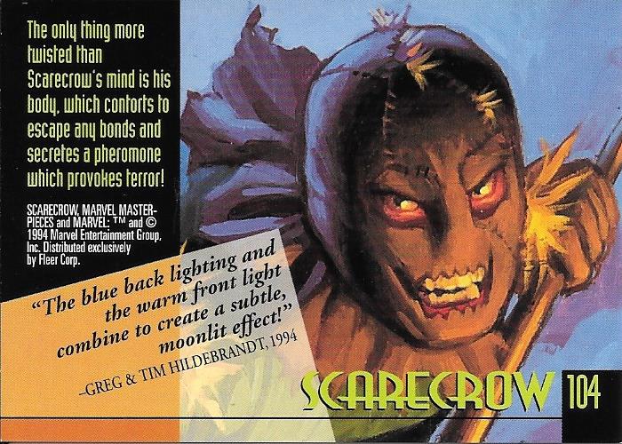 Marvel Masterpiece 1994 Scarecrow #104