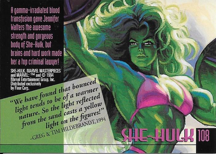 Marvel Masterpiece 1994 She Hulk #108