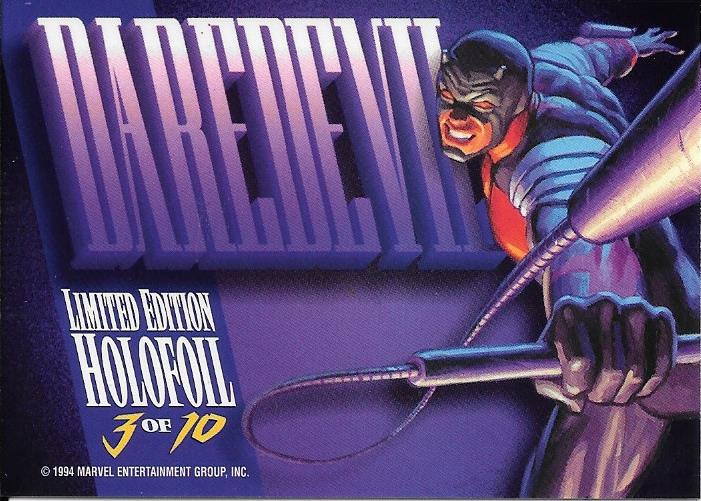 Marvel Masterpiece 1994 Silver Foil Daredevil #3