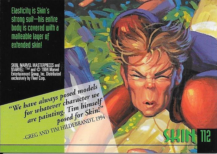 Marvel Masterpiece 1994 Skin #112