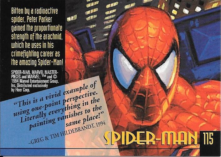 Marvel Masterpiece 1994 Spider-Man #115