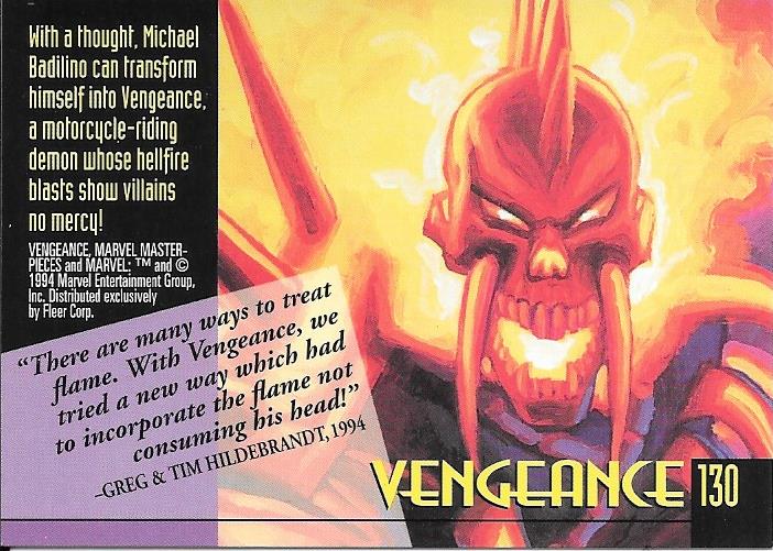 Marvel Masterpiece 1994 Vengeance #130
