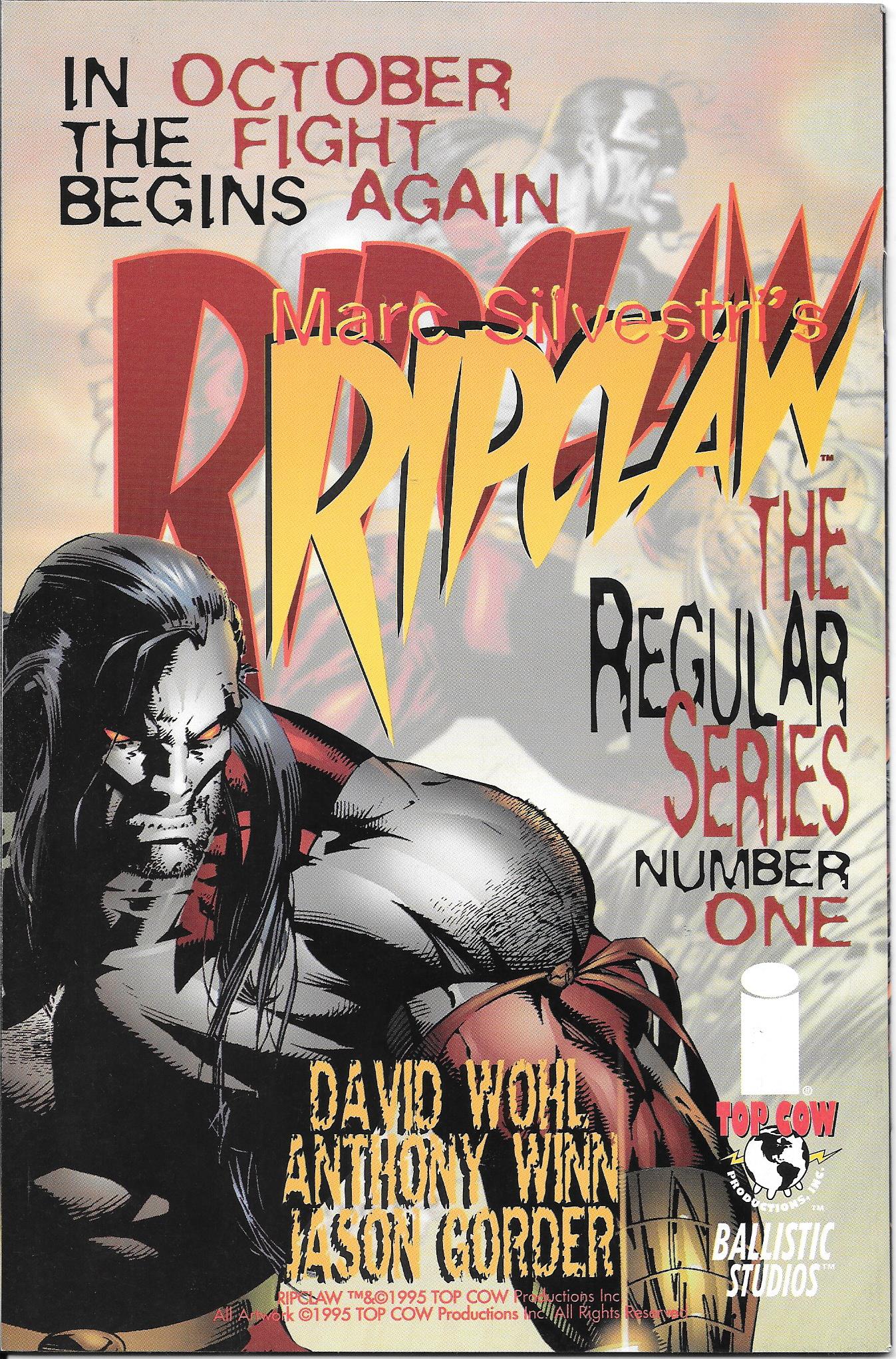 Ripclaw #0 (2016) NM