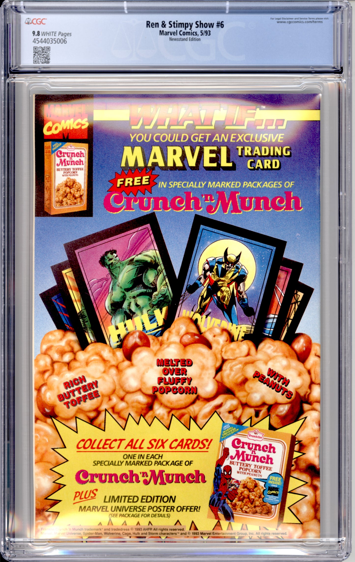 The Ren and Stimpy Show #6 (Newsstand) (9.8) "CGC"