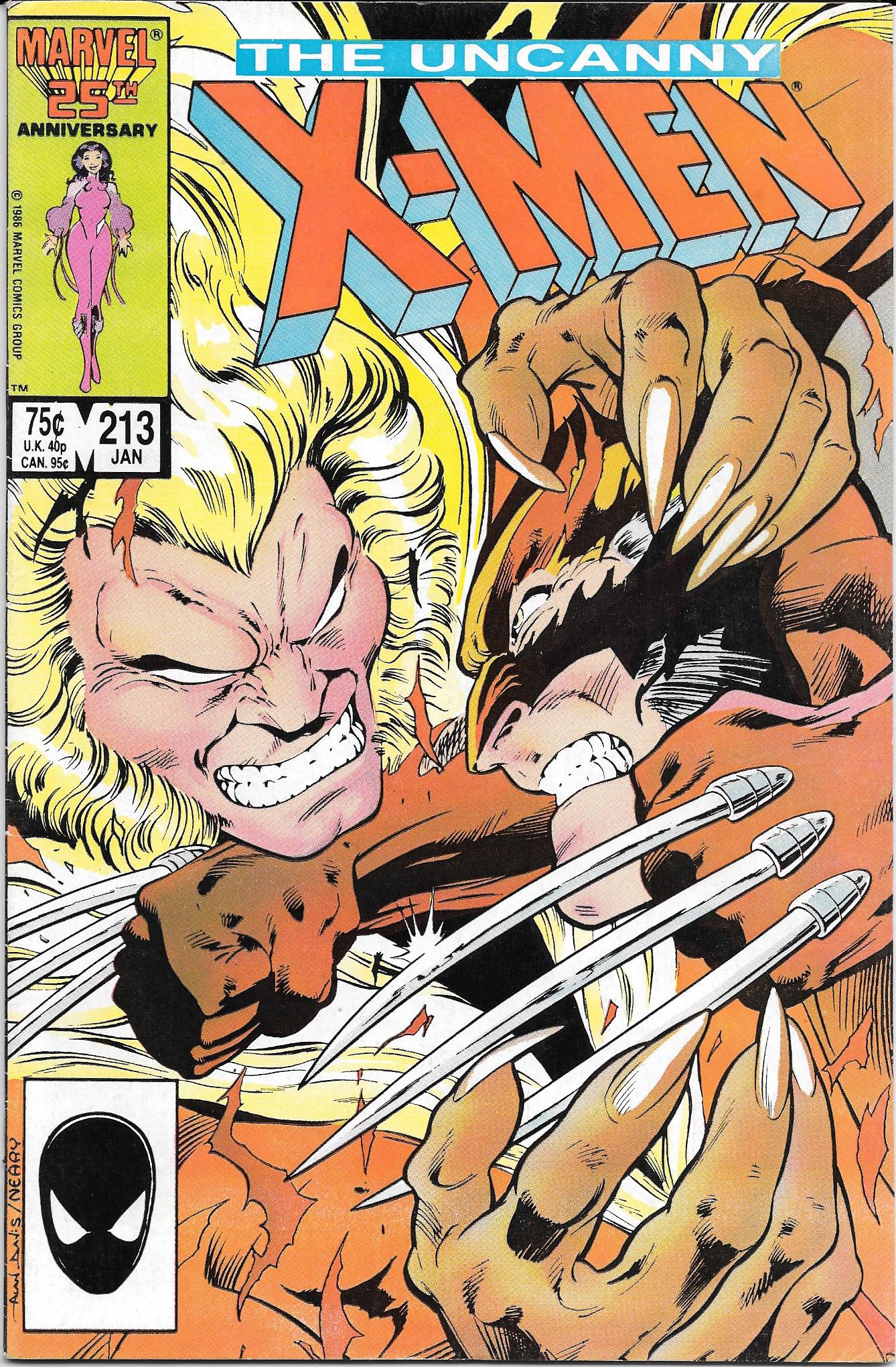 Uncanny X-men #213 VG