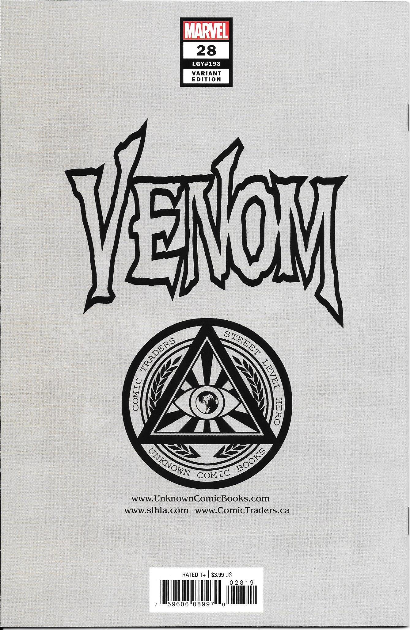 Venom #28 (Kirkham Variant) NM+