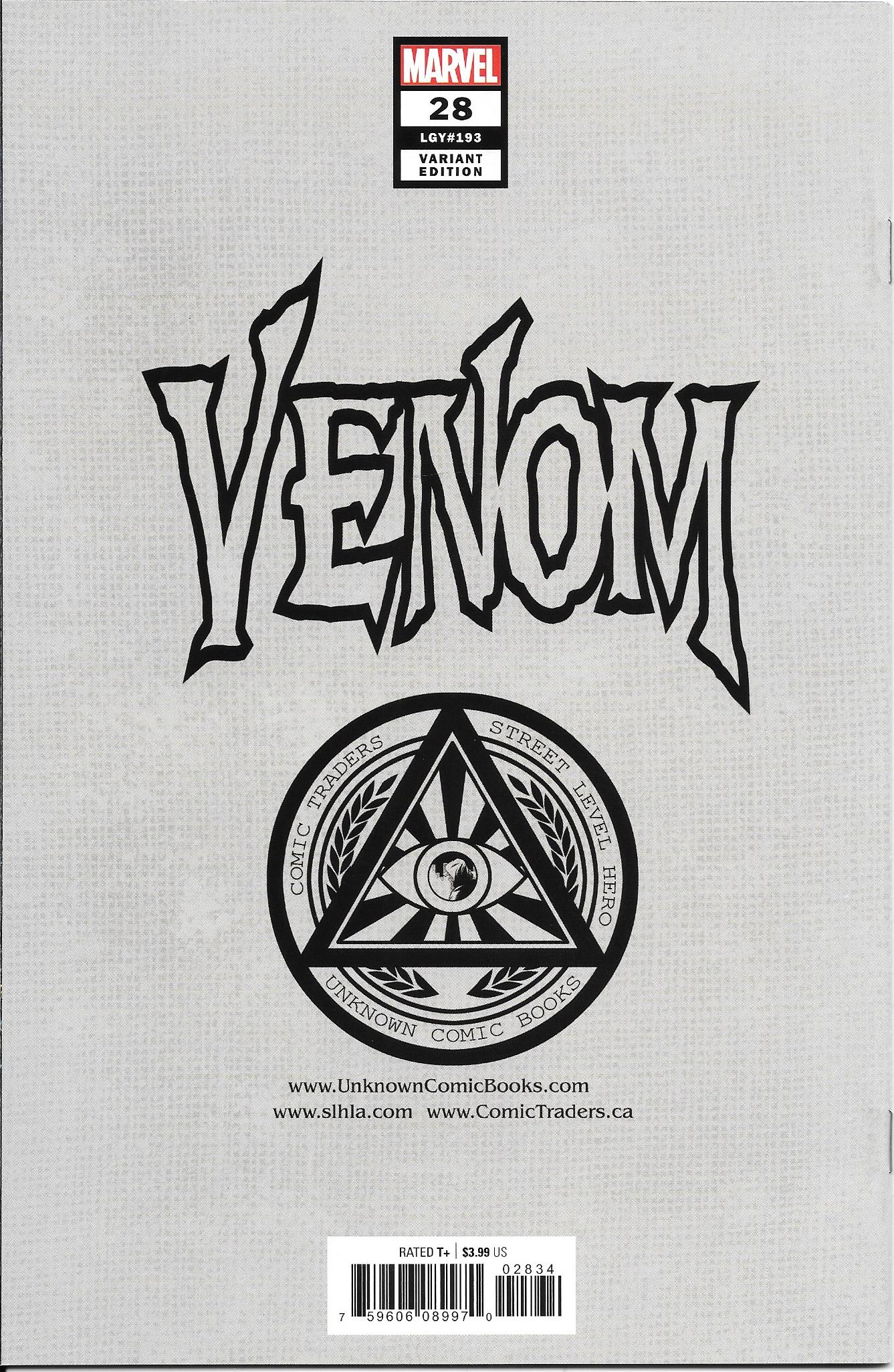 Venom #28 (Rapoza Variant) NM+