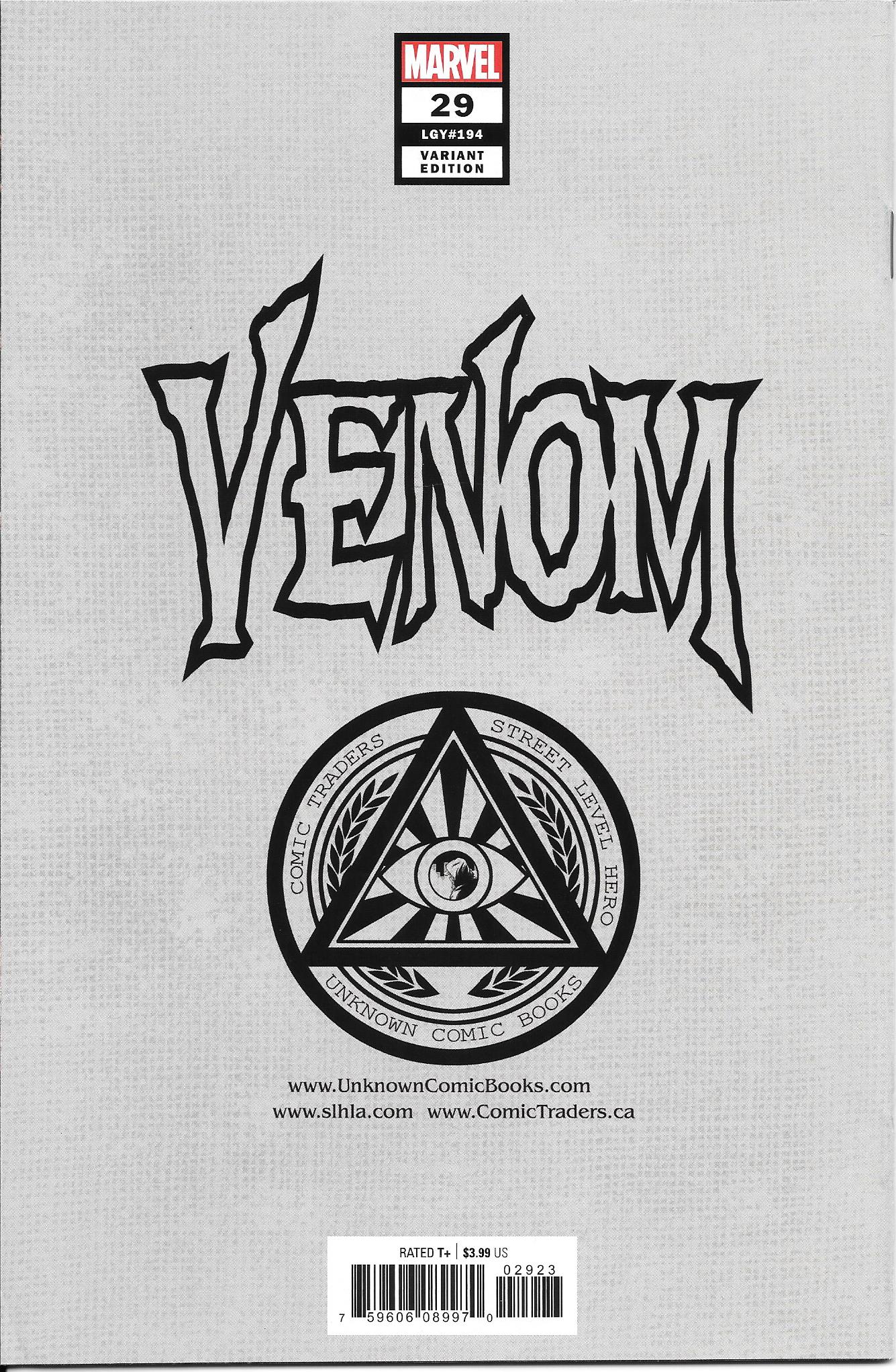 Venom #29 (Kirkham Variant) NM+