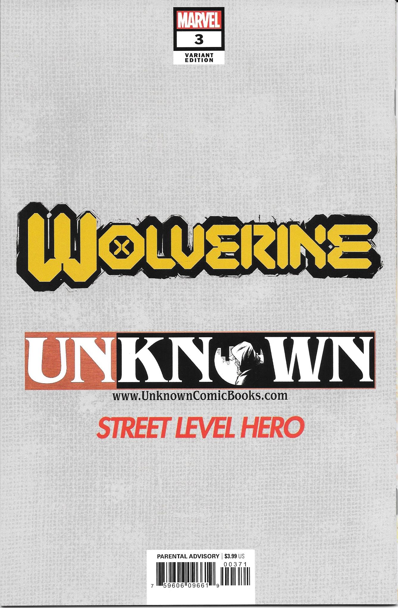 Wolverine #3 (Unknown Variant)