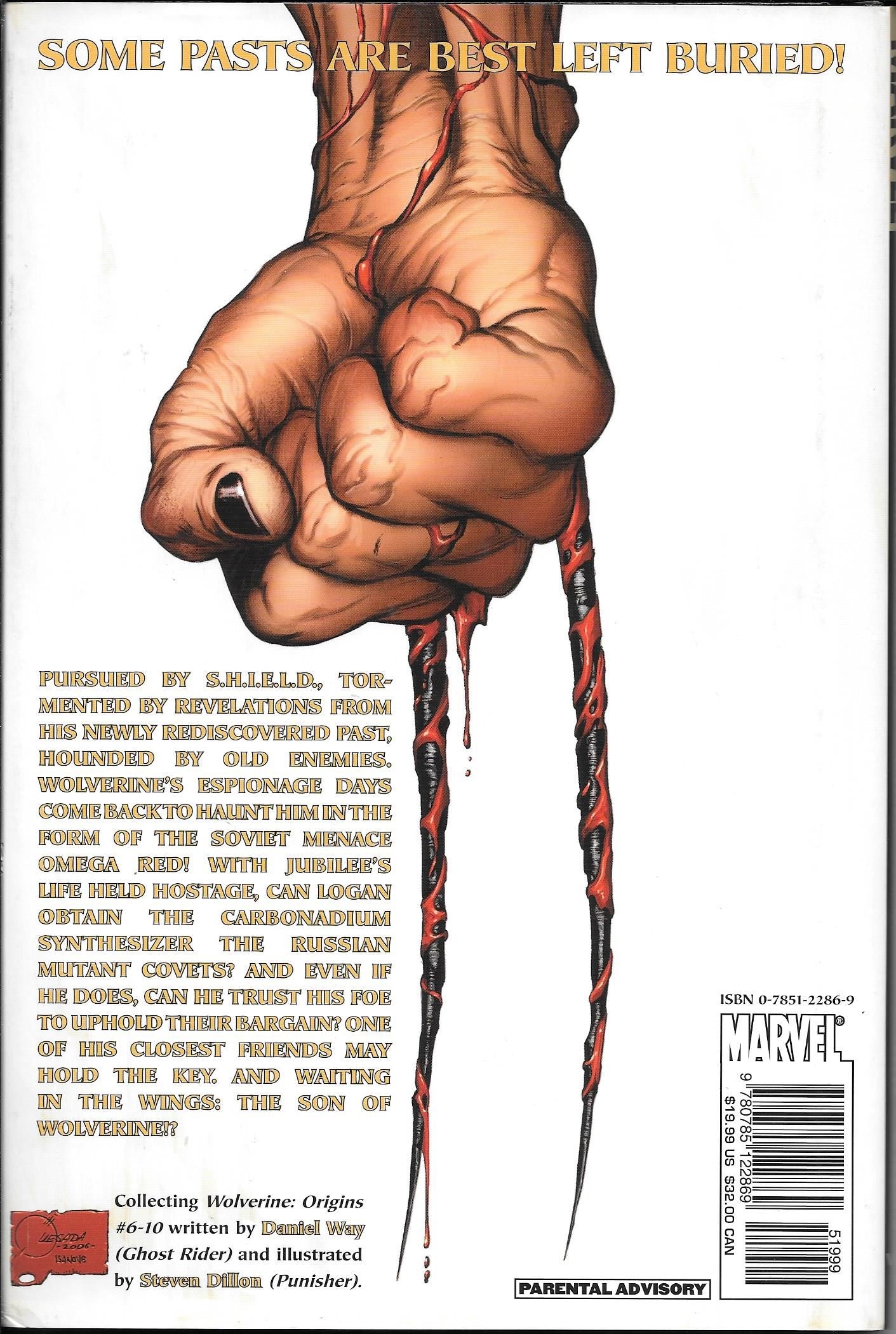 Wolverine Origins Savior "Hardcover Book" -NM