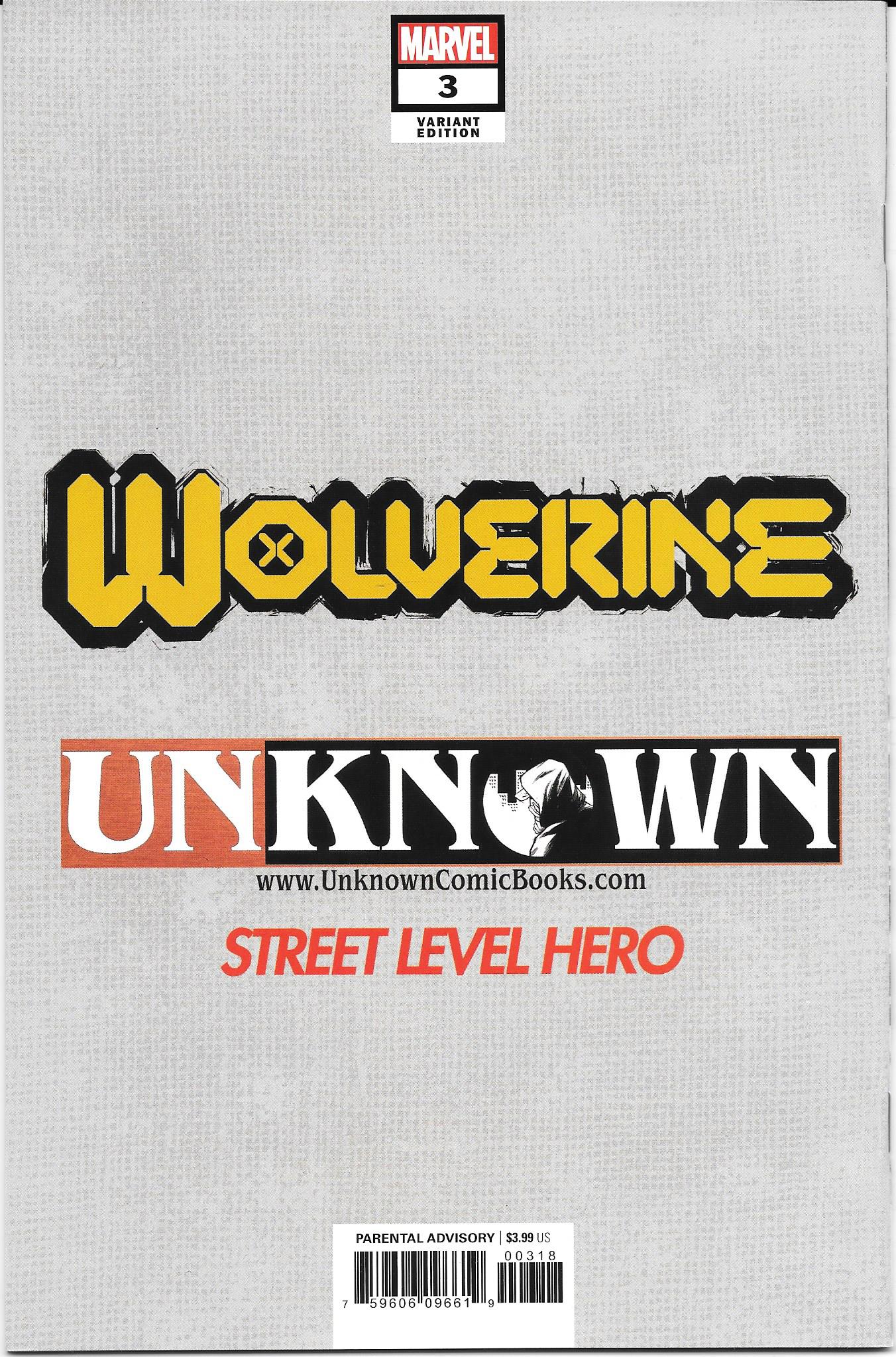 Wolverine #3 (2020) (Suyan Virgin) NM
