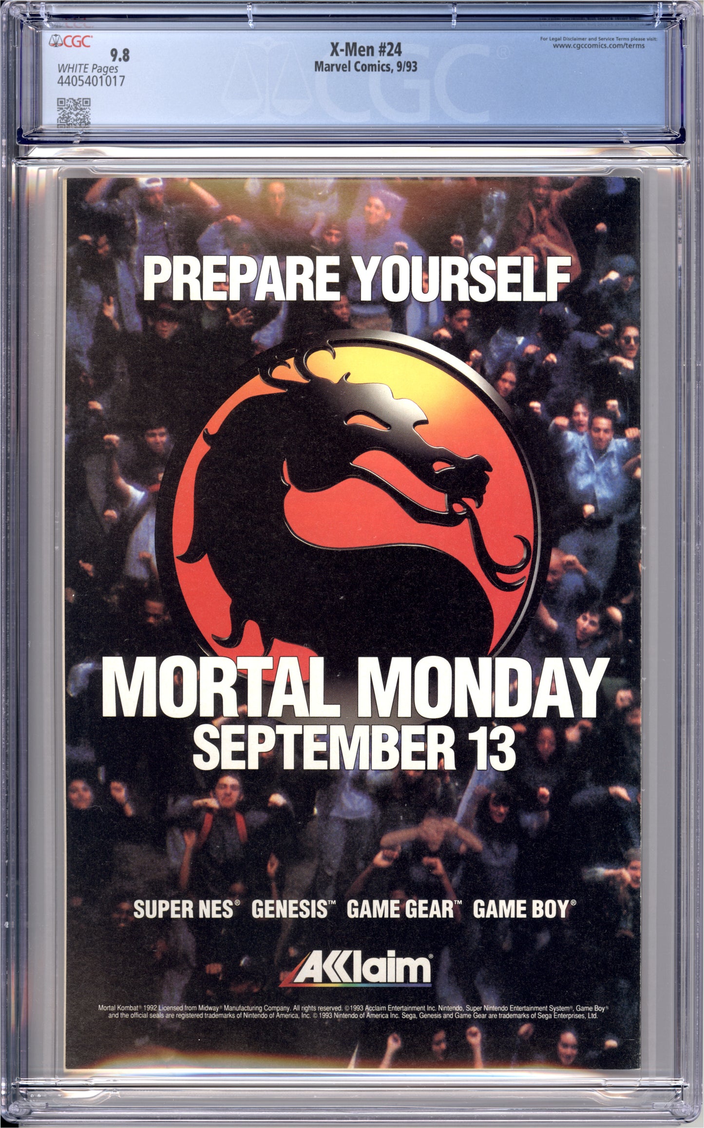 X-Men #24 (9.8) "CGC"