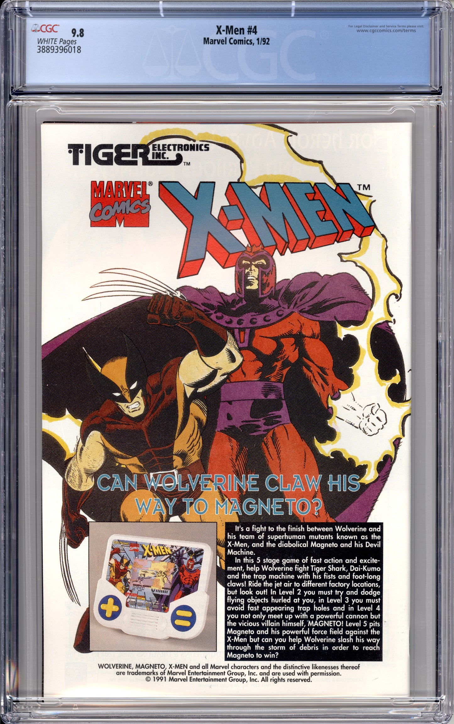 X-Men #4 (9.8) "CGC"