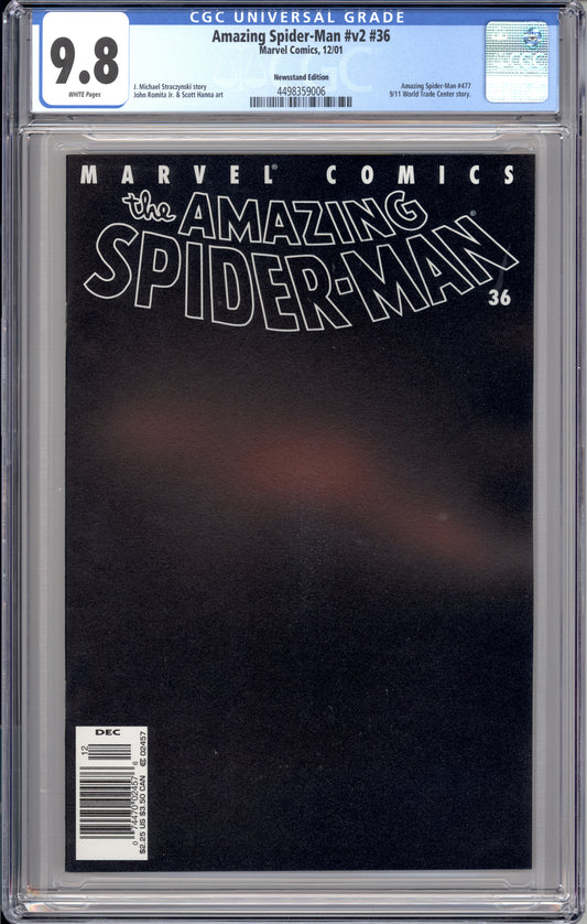 Amazing Spider-Man #36 V2 (Newsstand) (9.8) "CGC"