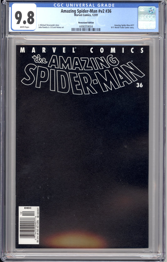 Amazing Spider-Man #36 V2 (Newsstand) (9.8) "CGC"