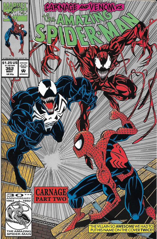 Amazing Spiderman #362 (2nd Print) VF+