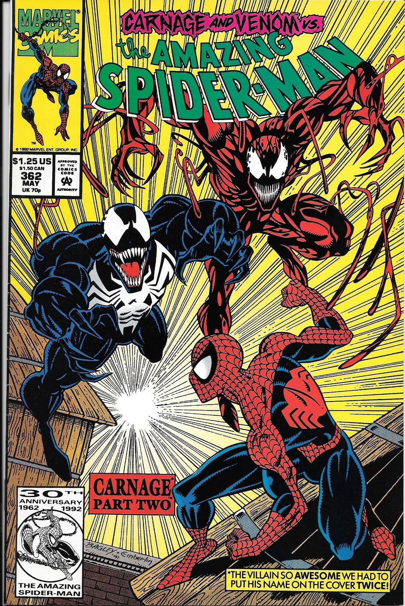 Amazing Spiderman #362 NM