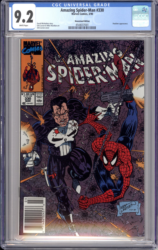 Amazing Spiderman #330 (Newsstand) (9.2) "CGC"