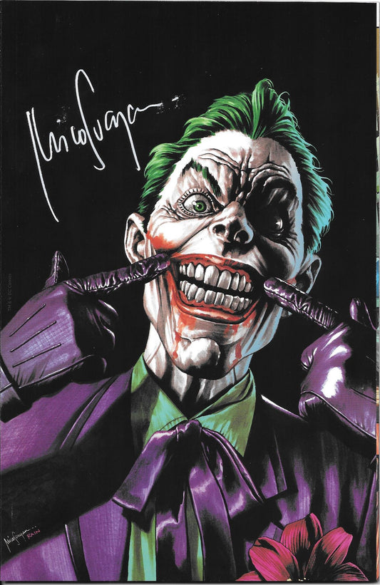 Batman #100 (Signed Mico Suayan) W/COA (Virgin) NM