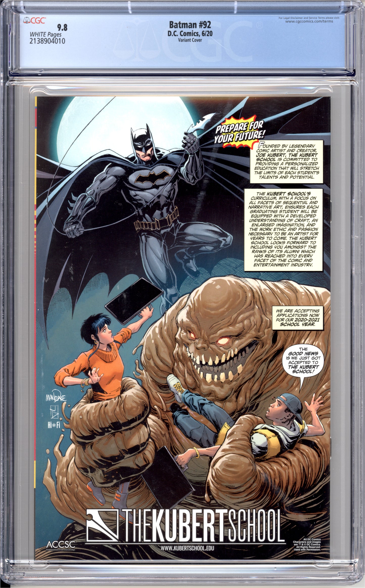 Batman #92 (9.8) "CGC"