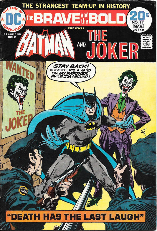 Brave and the Bold Batman and Joker #111 FN+